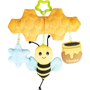 Hračka pro nejmenší BALIBAZOO Vzdělávací závěsná hračka - Včelka na louce