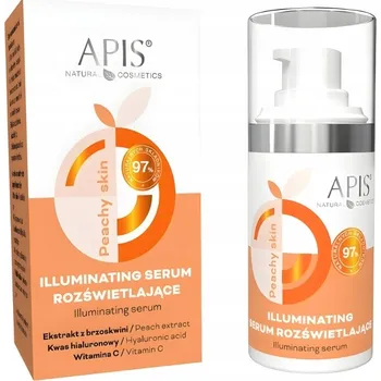 Pleťové sérum APIS PEACHY SKIN Rozjasňující sérum pro zářivou pleť 15 ml