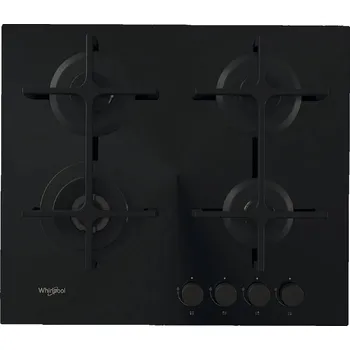 Varná deska Plynová varná deska Whirlpool AKT627NB1, 4 hořáky, černá
