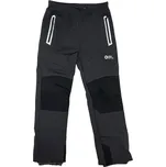 Kugo Dívčí černé zateplené softshellové kalhoty s gumou v pase a manžetami 02 Barva: Černá, Velikost: 152