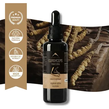 Přírodní produkt Cordyceps tinktura Hrotlife 50ml