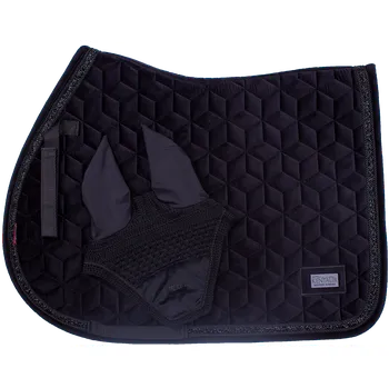 Set podsedlová dečka a čabraka KENTAUR 40597 Barva: černá