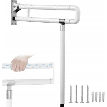Madlo do koupelny Sklopné madlo 60 cm do koupelny pro invalidy - ZESÍLENÉ