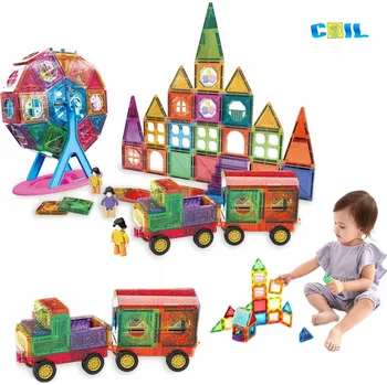 ostatní stavebnice Stavebnice Coil – sada 180 plastových 3D dílků