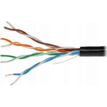 elektrický kabel Kabel kulatý počítačový, telekomunikační, zemní UTP Conotech 8 x 0,5