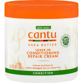 Krémový kondicionér Cantu Leave-in s bambuckým máslem pro poškozené vlasy 453g