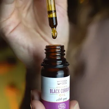 Pleťový olej Olej ze semen černého rybízu Wooden Spoon 10ml