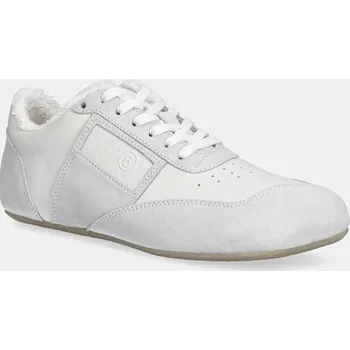 Pánská obuv Kožené tenisky MM6 Maison Margiela, 39, šedá, 09X