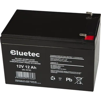 Záložní baterie Gélová batéria 12V 12Ah BLUETEC