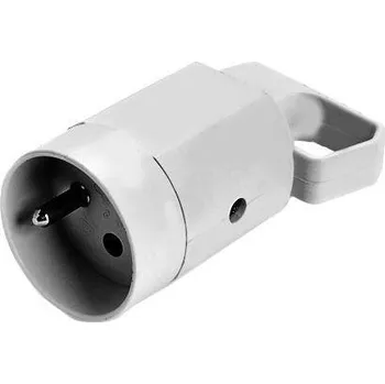 Elektrická zásuvka Elektrická Zásuvka přenosná podlahová Viplast bílá