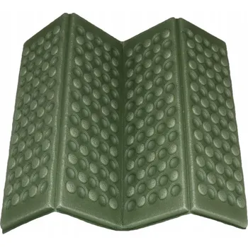 Karimatka Skládací karimatka / podložka na sezení – pěnová, turistická, maskáčová (camo) zelená / olivová