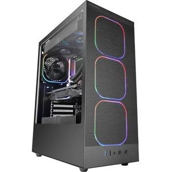 PC skříň Počítačová Skříň Mars Gaming MC-NEBULA Midi Tower černé