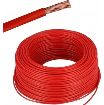 elektrický kabel Elektrický vodič lanko LGY 1x0,75 červený 1 m