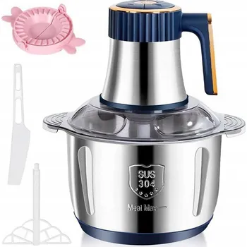 ODOLNÝ ELEKTRICKÝ KRÁJEČ NA ZELENINU A MASO 5 L, 6 NOŽŮ, 5 RYCHLOSTÍ