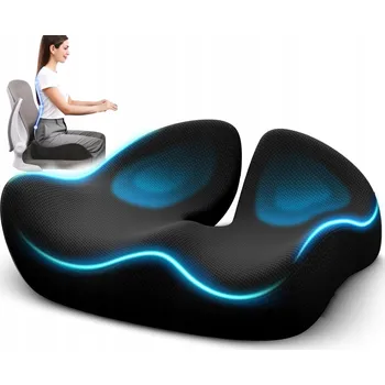 Polštář Ergonomický polštář na kostrč pro kancelářskou židli i do auta