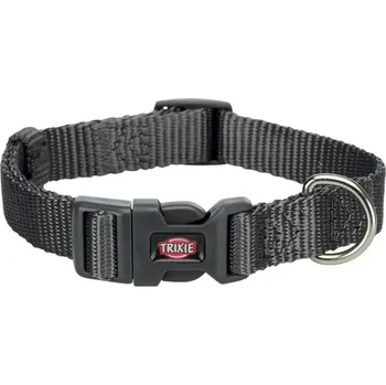 Obojek pro psa Obojek pro psa PREMIUM 25-40 cm/15 mm GRAFITOVÝ S TRIXIE textilní