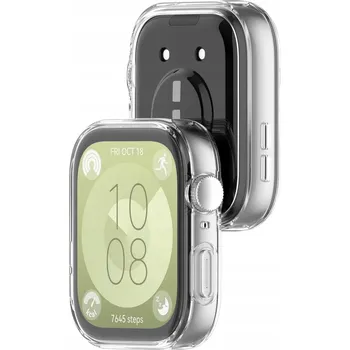 Pouzdro na mobilní telefon Pouzdro s krytem displeje Bizon pro hodinky Huawei Watch Fit 3, pouzdro, kryt