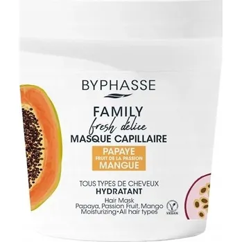 Vlasová regenerace HYDRATAČNÍ MASKA NA VLASY BYPHASSE PAPÁJA 300ML