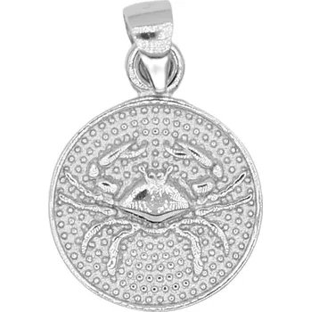 Přívěsek Stříbrný přívěsek měsíční znamení Rak