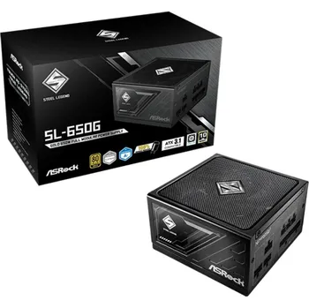 Počítačový zdroj ASROCK zdroj SL-650G,650W, 80Plus Gold, 135 mm, ATX 3.1