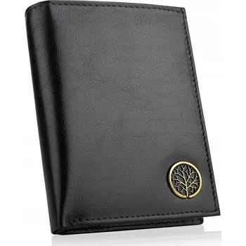 Peněženka Betlewski peněženka z pravé kůže černá L1 BPM-BF-62 - unisex