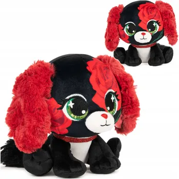 plyšák PLYŠOVÁ HRAČKA GUND P.LUSHES PETS PEJSEK ČERVENO-ČERNÝ ANNA DOLCE 15 CM