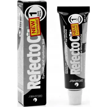 Barva na řasy a obočí Refectocil 1 Henna na obočí a řasy černá 15 ml