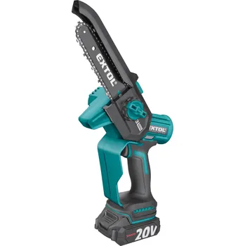 EXTOL INDUSTRIAL pila řetězová aku jednoruční SHARE20V, 13cm, BRUSHLESS, 2Ah