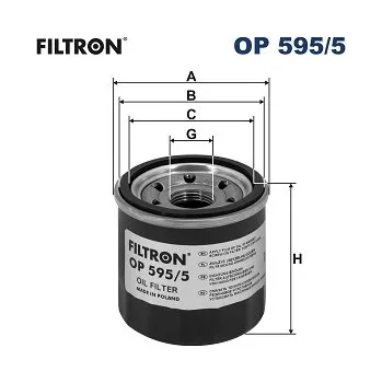 Olejový filtr Olejový filtr FILTRON OP 595/5