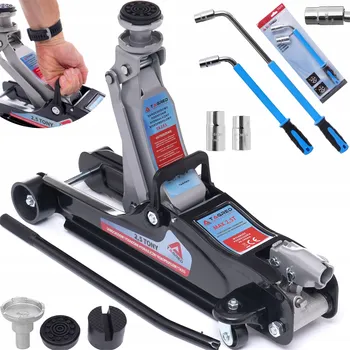 Hever ZVEDÁK HEVER AUTOMOBILOVÝ TYPU ŽÁBA 2,5T + TELESKOPICKÝ KLÍČ NA KOLA