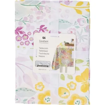 ubrus POLYESTEROVÝ UBRUS 180 X 130 CM VODĚODOLNÝ BAREVNÝ