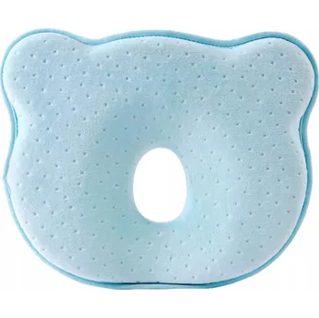 Polštář Polštář na spaní pro miminka, prodyšný, z pěny, světle modrý