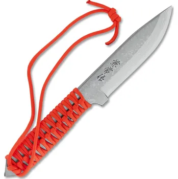 Kuchyňský nůž Kanetsune Seki - Kitasho Co., Ltd. Japonský pevný bojový nůž Kanetsune Seki Shu-Karasu Blue Steel, paracord + Sleva 300,- Kč s kódem "DELI300"