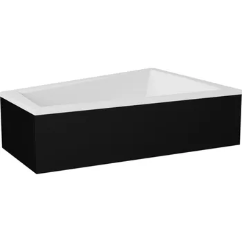 Panel k vaně Besco Intima Duo krycí panel L/P, black Délka vany: 170cm, OAID-170-NSC