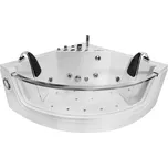 Aplomo Alleta 141x141 hydromasážní vana, černá, MO-0053BL