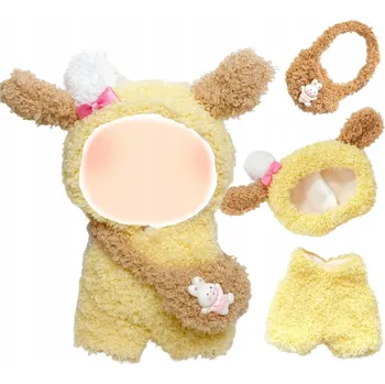 Doplněk pro panenku OBLEČENÍ PRO LABUBU KOSTÝM PŘEVLEK bez panenky plyšáci