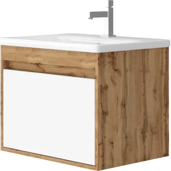 Koupelnový nábytek Lavedo Malta 65 Wotan Oak koupelnová skříňka s umyvadlem, MLT-65_WOTAN_OAK
