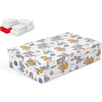 Dárková taška UNIPAP krabice dárková vánoční A-V010-F 34x22x8cm 5371028 557850