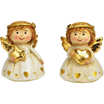 Vánoční dekorace Figurka - Sněhulák s čepicí 11 cm, mix / 1ks