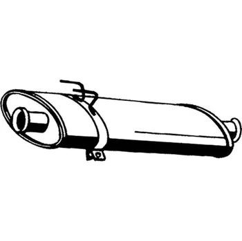 Tlumič výfuku Střední tlumič výfuku ASMET 10.090