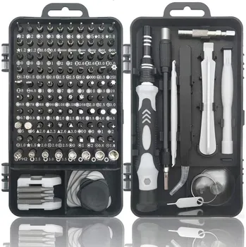 Šroubovák SADA PRECÍZNÍCH ŠROUBOVÁKŮ, BITŮ A VRTAČEK 115 DÍLŮ TORX