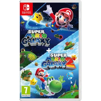 Hra Super Mario Galaxy + Super Mario Galaxy 2 Nintendo Krabicový přepínač
