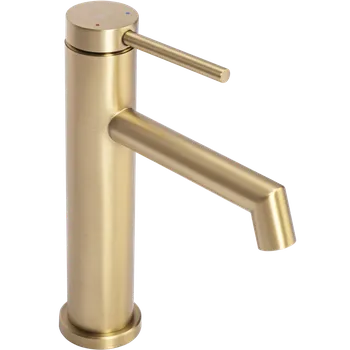 Rea Foss umyvadlová baterie nízká, brush gold, REA-B5316
