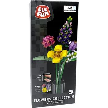 ostatní stavebnice Elefun Flowers Collection Květinová kytice 3D 643 dílů