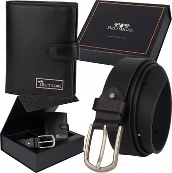 Peněženka Beltimore pánská peněženka z pravé kůže černá - muž