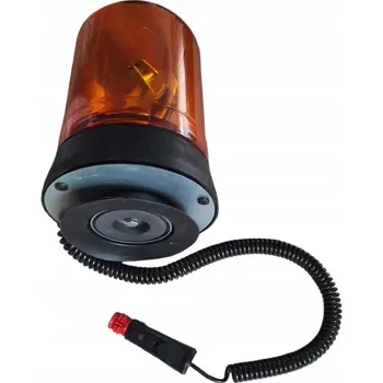 Maják Výstražný maják oranžový 12V H1 otočný na magnet