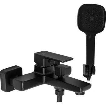 Rea Orix vanová baterie se sprchou, black, REA-B5133