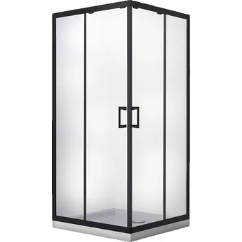 Besco Modern 190 čtvercový sprchový kout, black Rozměr koutu: 90x90cm, MKB-90-190-C
