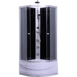 Savana Veduta Nero masážní sprchový box Rozměr koutu: 80x80cm, Y87-S3J