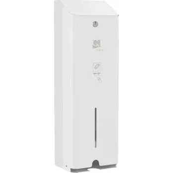 Zásobník na papírové ručníky Cormen Style kovový zásobník na dámské vložky, 1 sloupec, bílý